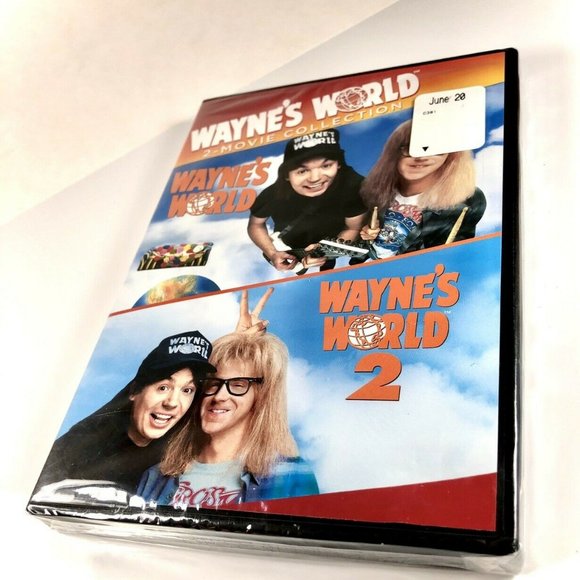 WAYNE'S WORLD 1 & 2 Movie Collection Double Feature NEW SEALED 90's Myers Carvey - Picture 1 of 3